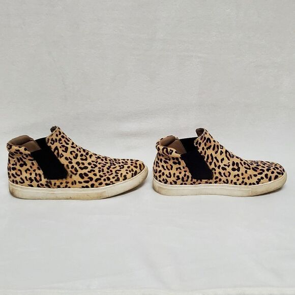 COCONUTS by Matisse Harlan Leopard Print Real Fur High Top Sneaker 10 - Picture 5 of 16